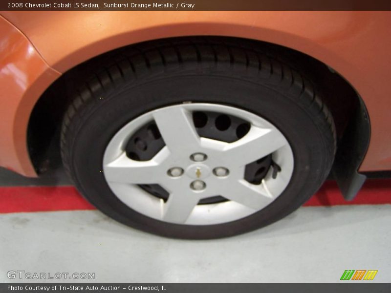 Sunburst Orange Metallic / Gray 2008 Chevrolet Cobalt LS Sedan