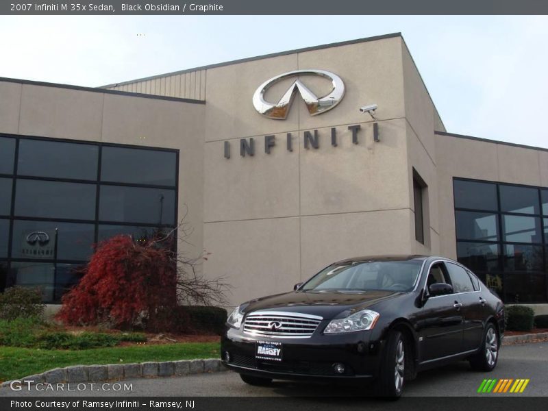 Black Obsidian / Graphite 2007 Infiniti M 35x Sedan