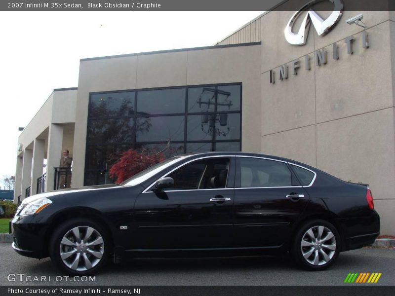 Black Obsidian / Graphite 2007 Infiniti M 35x Sedan