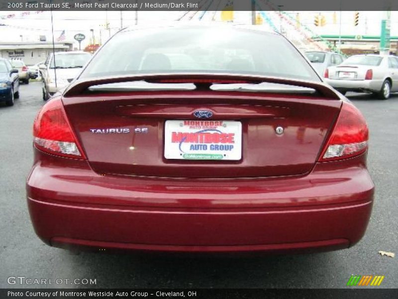 Merlot Pearl Clearcoat / Medium/Dark Flint 2005 Ford Taurus SE