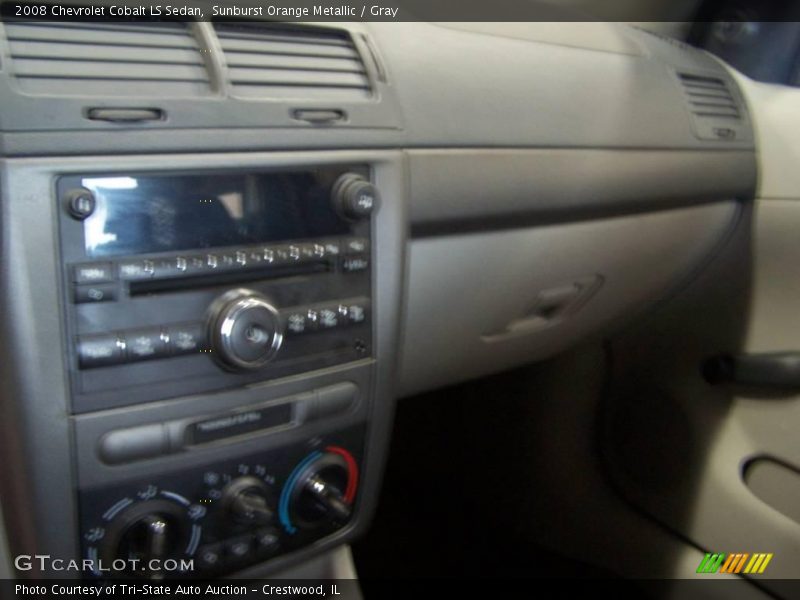 Sunburst Orange Metallic / Gray 2008 Chevrolet Cobalt LS Sedan