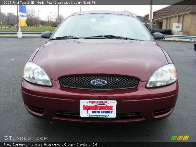 Merlot Pearl Clearcoat / Medium/Dark Flint 2005 Ford Taurus SE