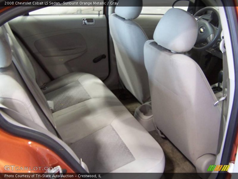 Sunburst Orange Metallic / Gray 2008 Chevrolet Cobalt LS Sedan