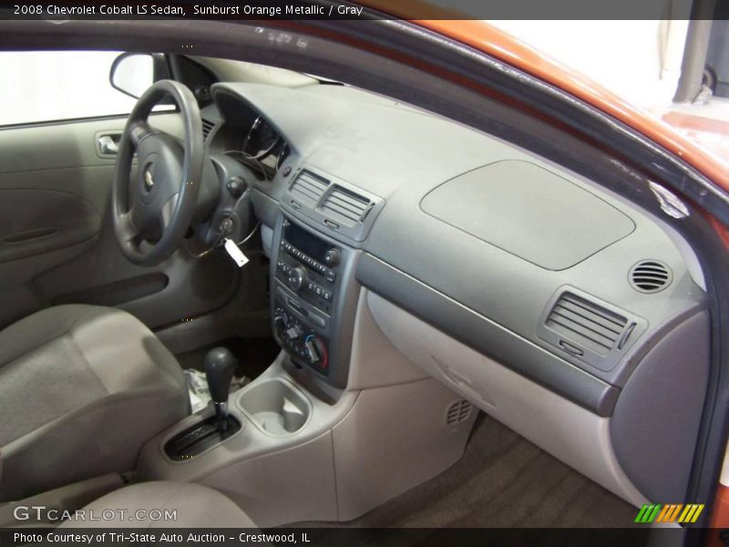 Sunburst Orange Metallic / Gray 2008 Chevrolet Cobalt LS Sedan