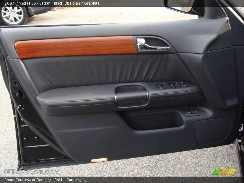 Black Obsidian / Graphite 2007 Infiniti M 35x Sedan