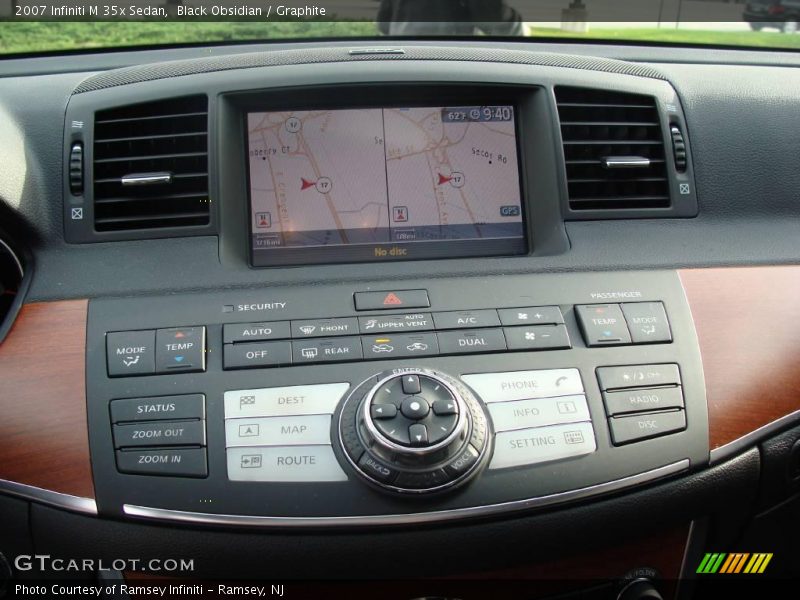 Black Obsidian / Graphite 2007 Infiniti M 35x Sedan