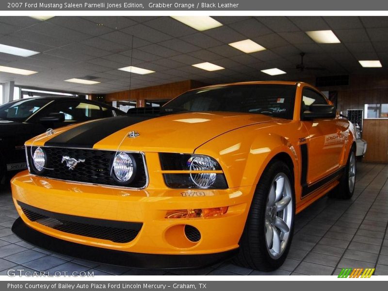 Grabber Orange / Black Leather 2007 Ford Mustang Saleen Parnelli Jones Edition