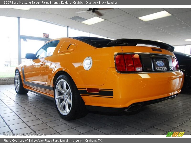 Grabber Orange / Black Leather 2007 Ford Mustang Saleen Parnelli Jones Edition