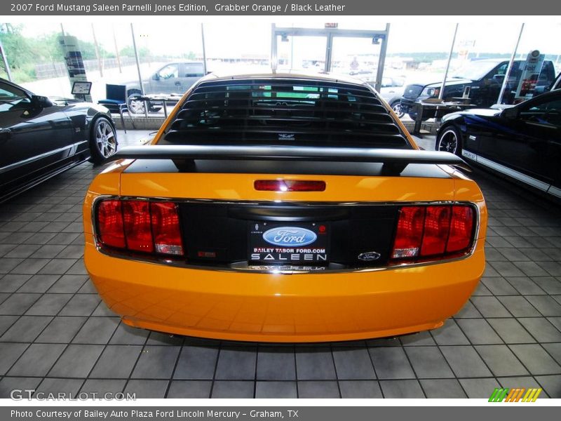 Grabber Orange / Black Leather 2007 Ford Mustang Saleen Parnelli Jones Edition