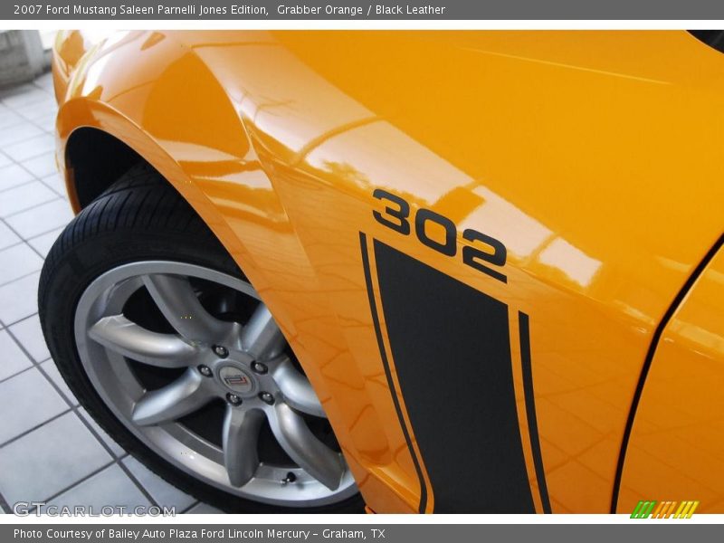 Grabber Orange / Black Leather 2007 Ford Mustang Saleen Parnelli Jones Edition