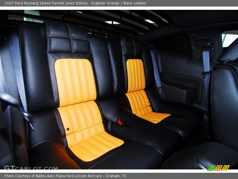 Grabber Orange / Black Leather 2007 Ford Mustang Saleen Parnelli Jones Edition