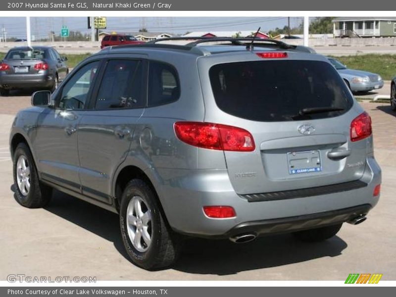 Natural Khaki Green / Gray 2007 Hyundai Santa Fe GLS