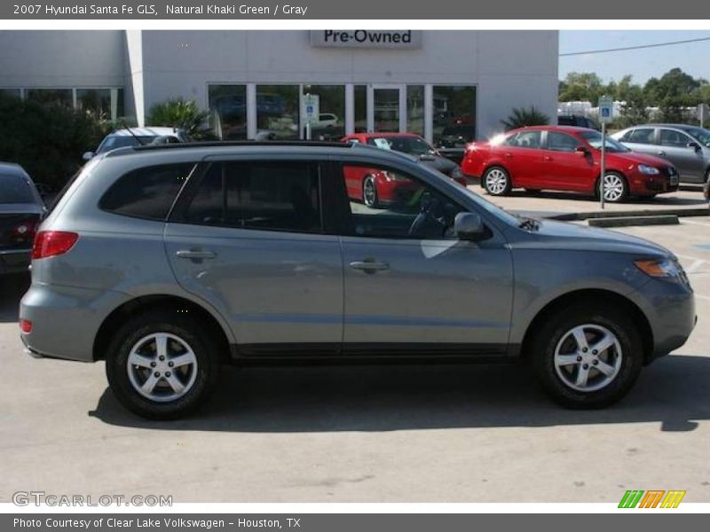 Natural Khaki Green / Gray 2007 Hyundai Santa Fe GLS