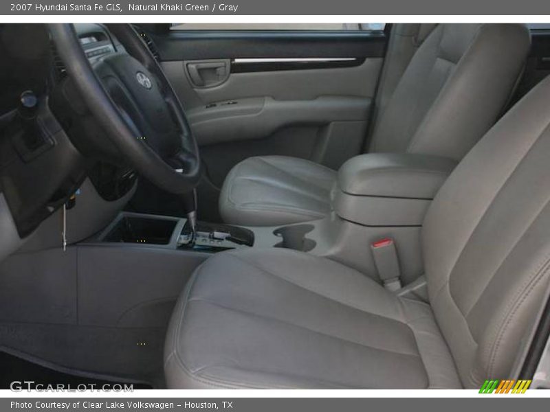 Natural Khaki Green / Gray 2007 Hyundai Santa Fe GLS