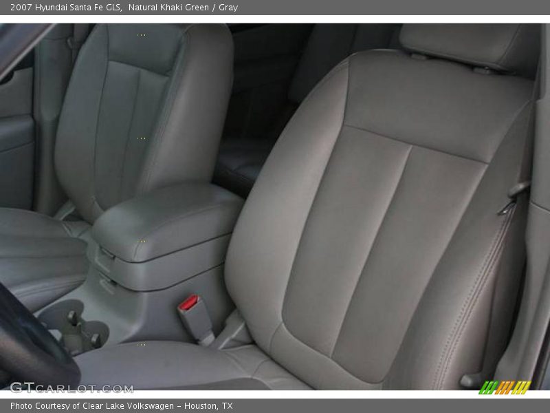 Natural Khaki Green / Gray 2007 Hyundai Santa Fe GLS