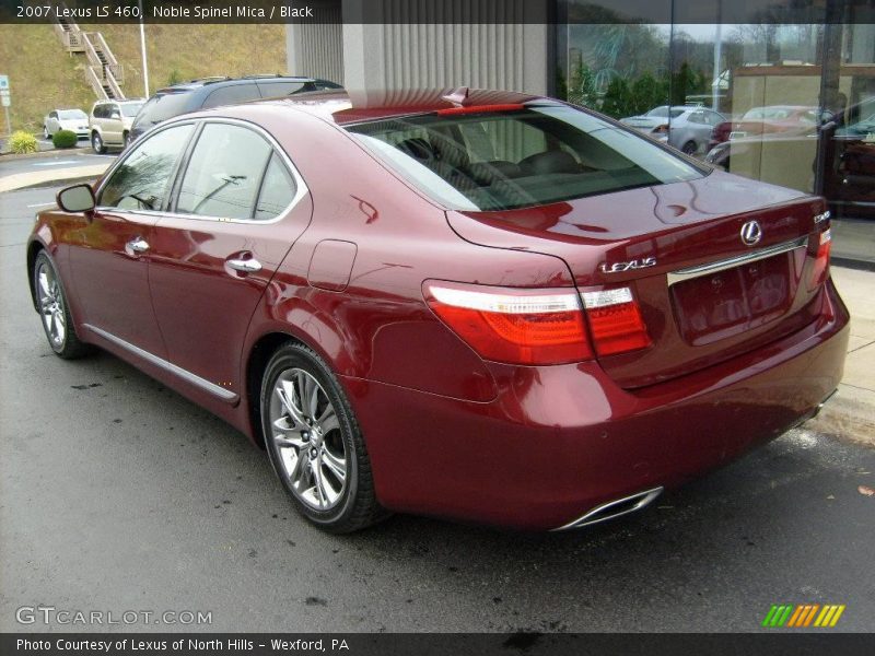 Noble Spinel Mica / Black 2007 Lexus LS 460