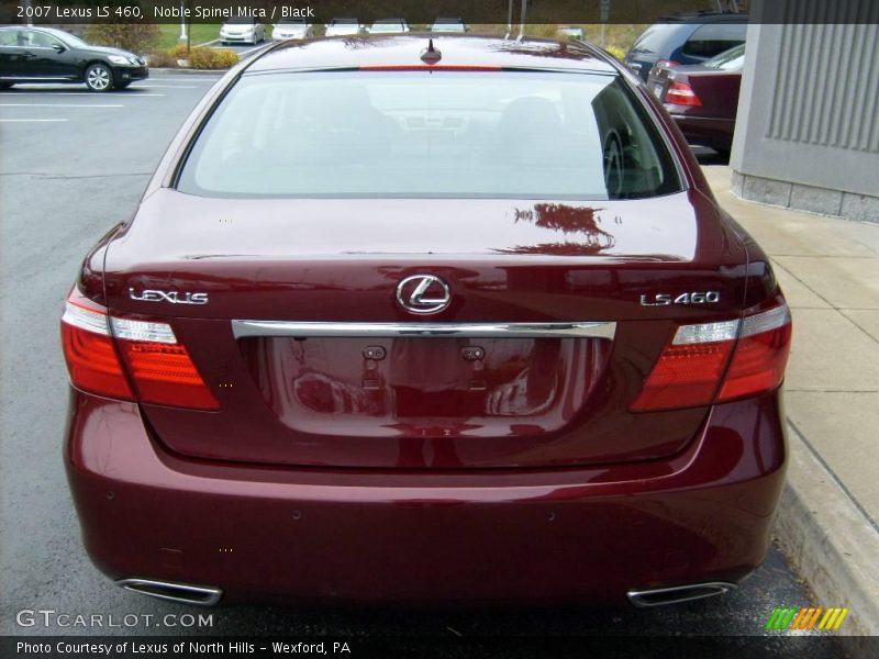 Noble Spinel Mica / Black 2007 Lexus LS 460