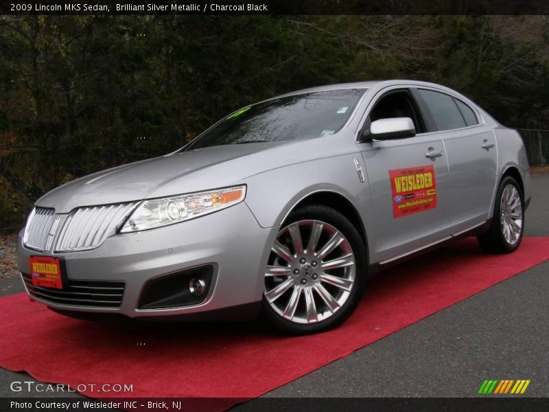 Brilliant Silver Metallic / Charcoal Black 2009 Lincoln MKS Sedan