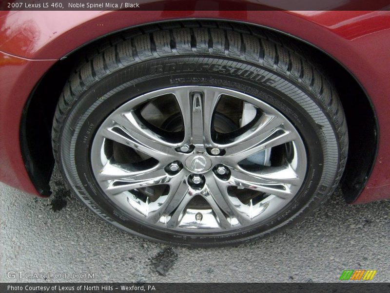 Noble Spinel Mica / Black 2007 Lexus LS 460