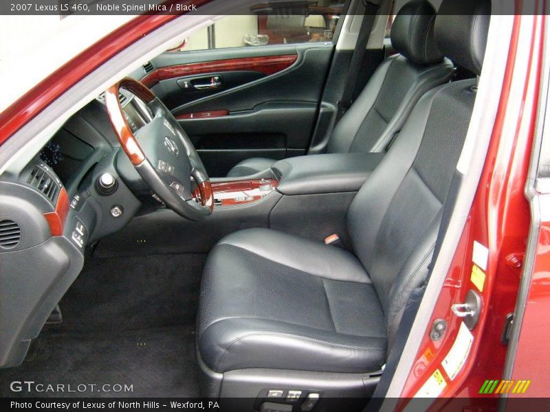 Noble Spinel Mica / Black 2007 Lexus LS 460