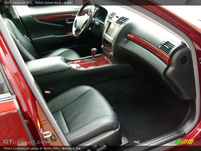 Noble Spinel Mica / Black 2007 Lexus LS 460