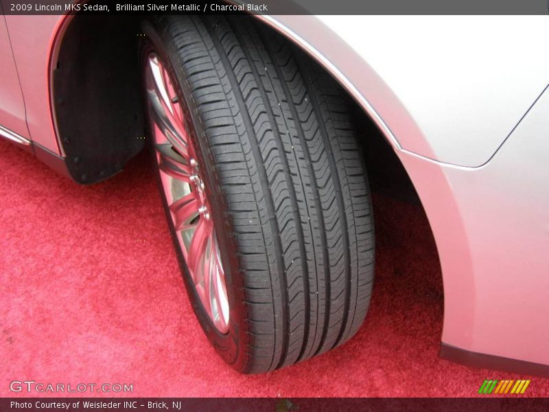 Brilliant Silver Metallic / Charcoal Black 2009 Lincoln MKS Sedan