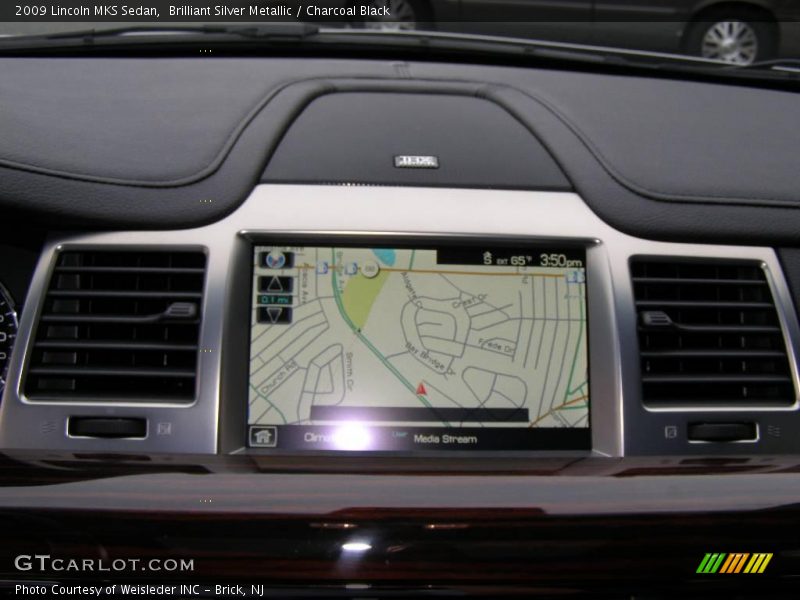 Brilliant Silver Metallic / Charcoal Black 2009 Lincoln MKS Sedan
