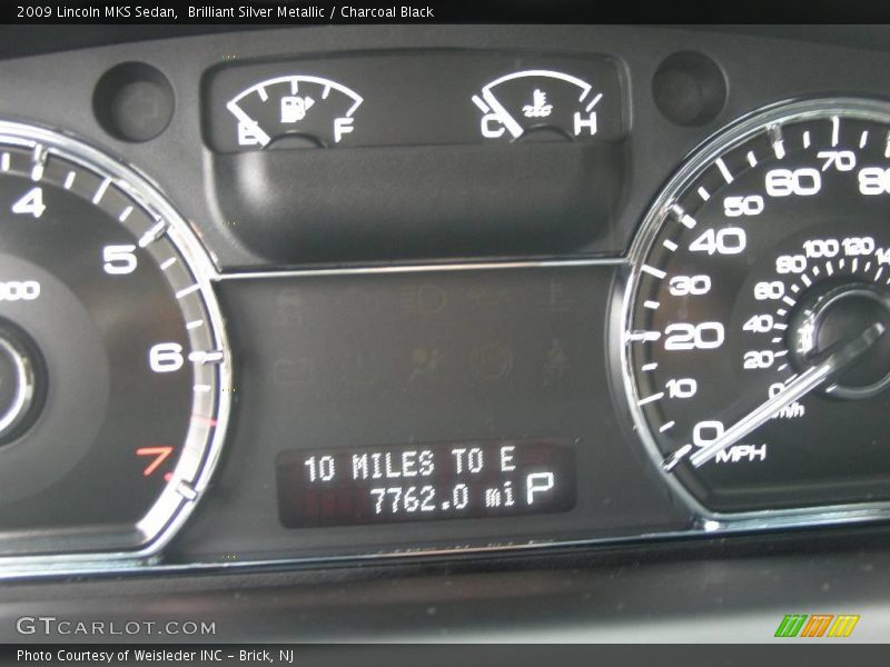 Brilliant Silver Metallic / Charcoal Black 2009 Lincoln MKS Sedan
