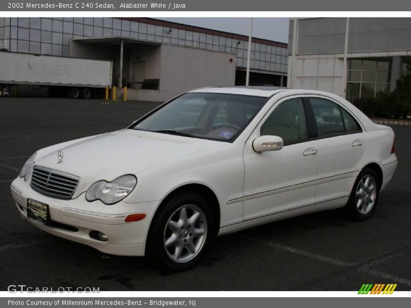 Alabaster White / Java 2002 Mercedes-Benz C 240 Sedan