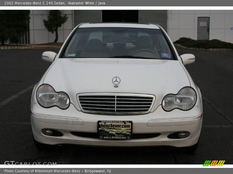 Alabaster White / Java 2002 Mercedes-Benz C 240 Sedan