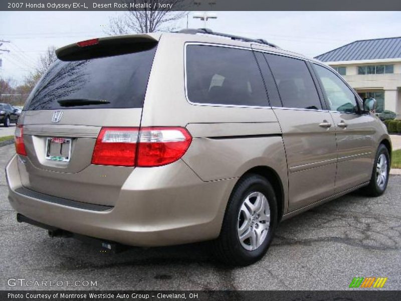 Desert Rock Metallic / Ivory 2007 Honda Odyssey EX-L