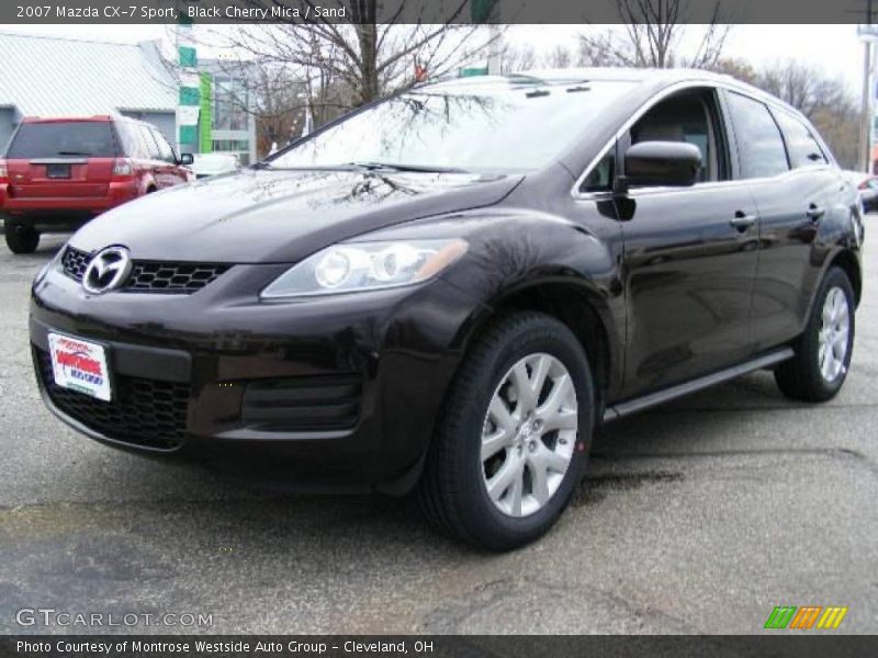 Black Cherry Mica / Sand 2007 Mazda CX-7 Sport