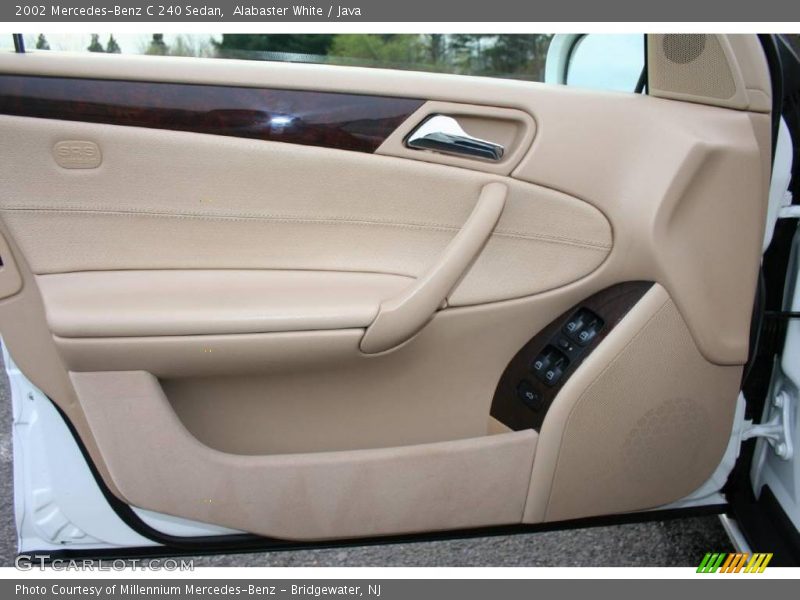 Alabaster White / Java 2002 Mercedes-Benz C 240 Sedan