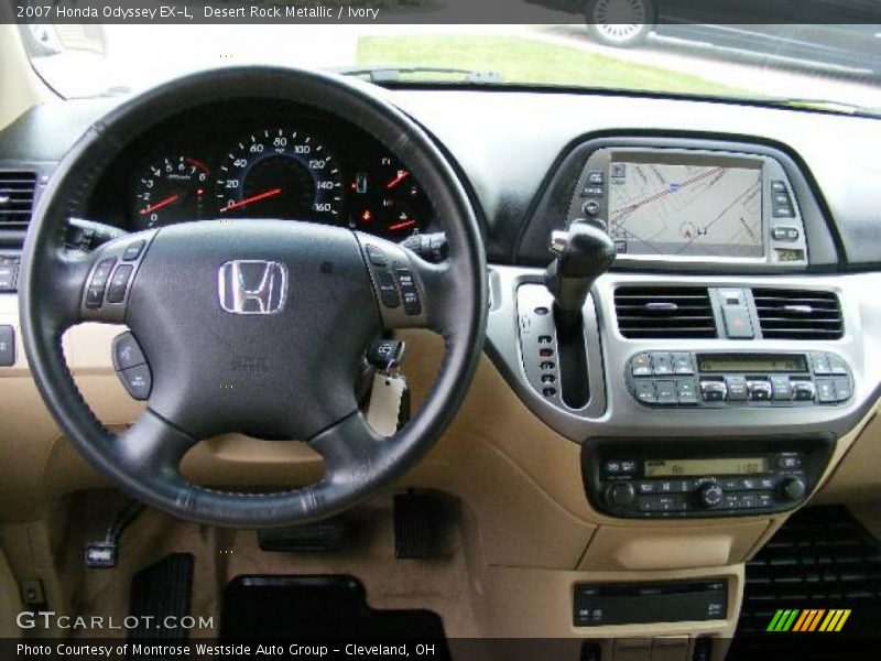 Desert Rock Metallic / Ivory 2007 Honda Odyssey EX-L