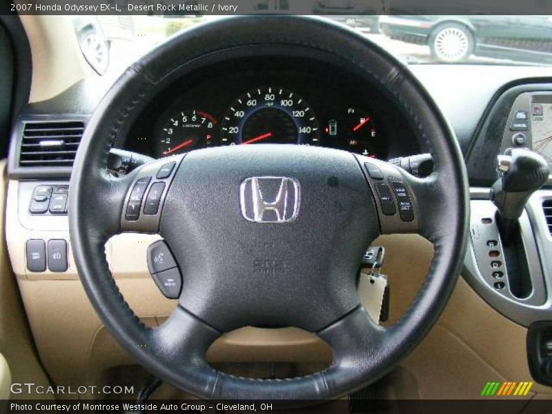Desert Rock Metallic / Ivory 2007 Honda Odyssey EX-L