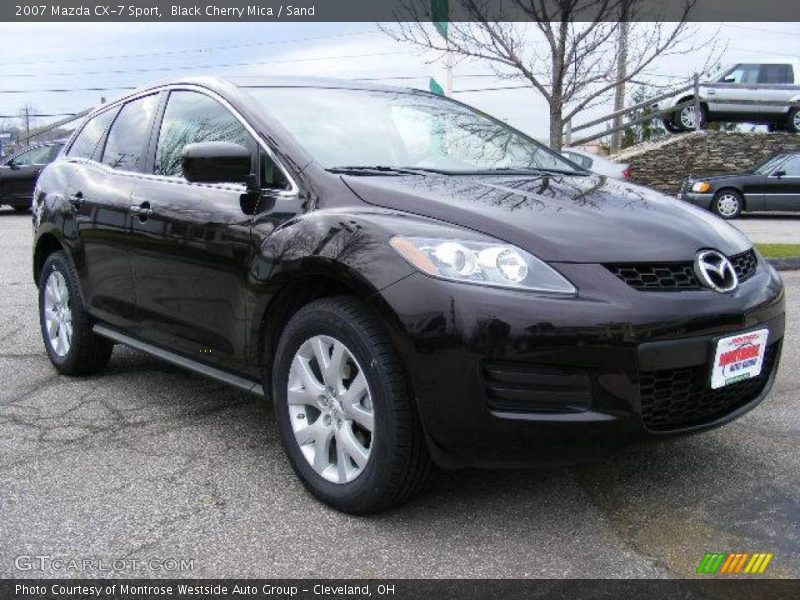 Black Cherry Mica / Sand 2007 Mazda CX-7 Sport