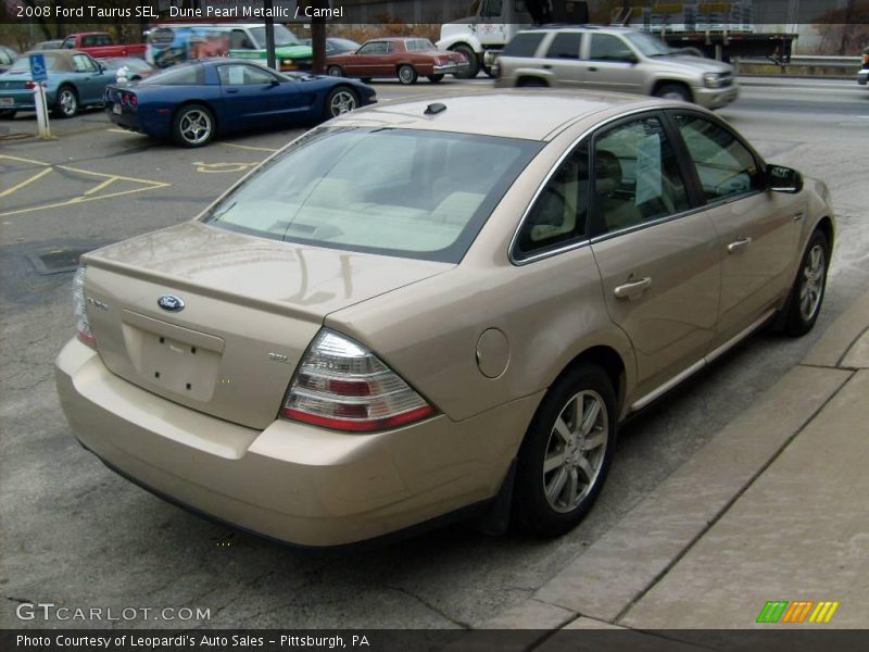 Dune Pearl Metallic / Camel 2008 Ford Taurus SEL