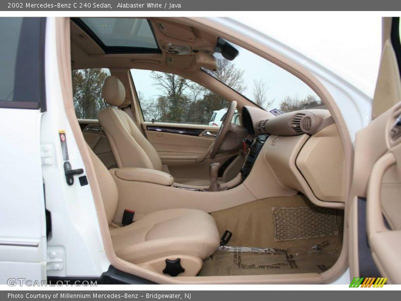 Alabaster White / Java 2002 Mercedes-Benz C 240 Sedan