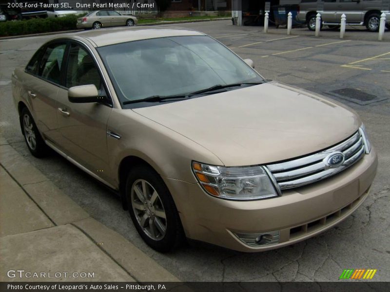 Dune Pearl Metallic / Camel 2008 Ford Taurus SEL