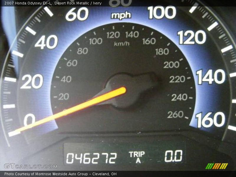 Desert Rock Metallic / Ivory 2007 Honda Odyssey EX-L