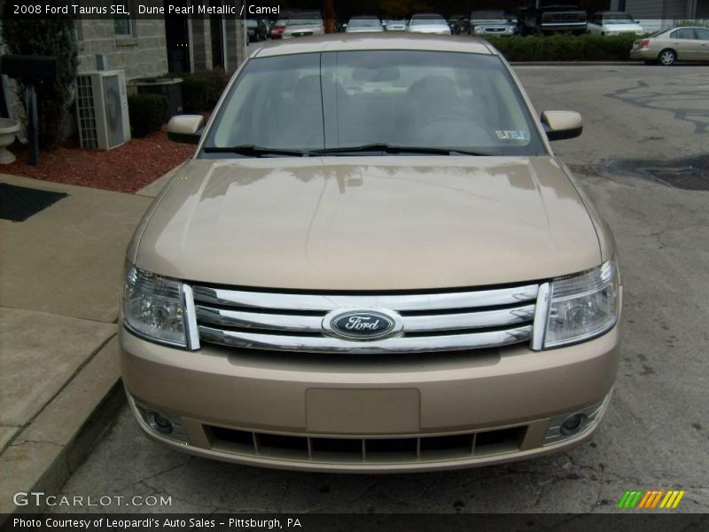 Dune Pearl Metallic / Camel 2008 Ford Taurus SEL