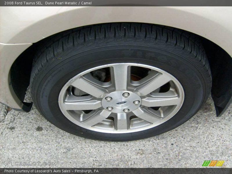 Dune Pearl Metallic / Camel 2008 Ford Taurus SEL