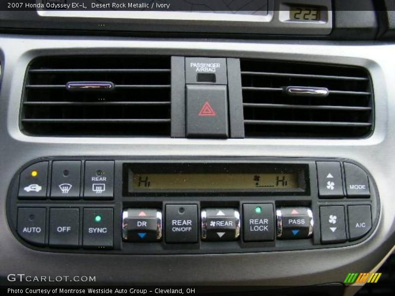 Desert Rock Metallic / Ivory 2007 Honda Odyssey EX-L