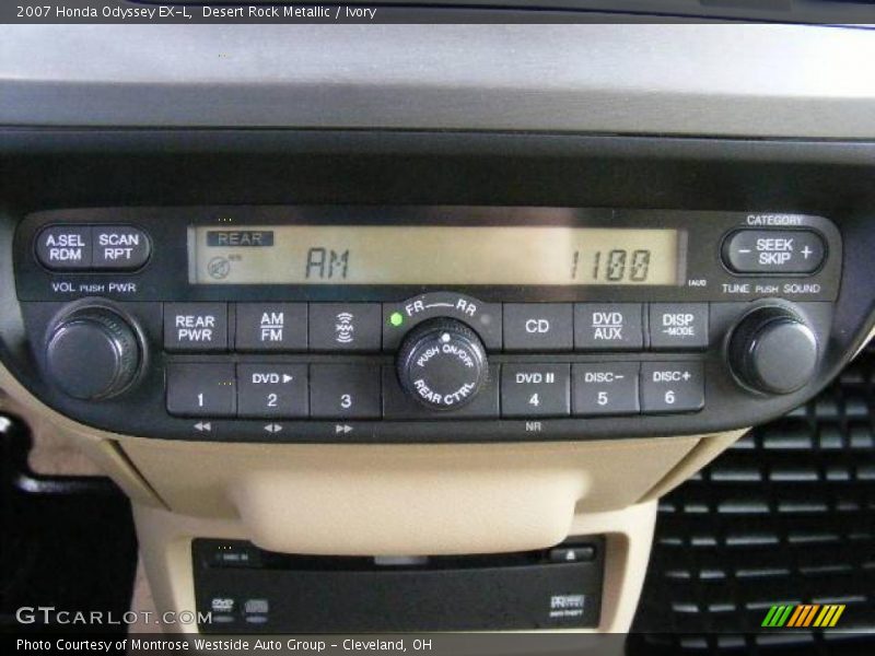 Desert Rock Metallic / Ivory 2007 Honda Odyssey EX-L