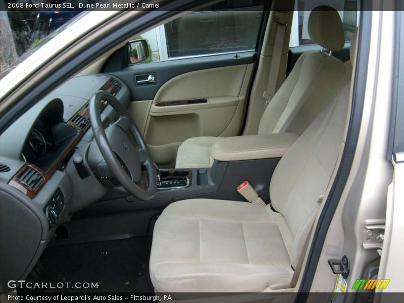 Dune Pearl Metallic / Camel 2008 Ford Taurus SEL
