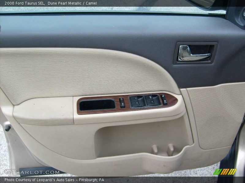 Dune Pearl Metallic / Camel 2008 Ford Taurus SEL