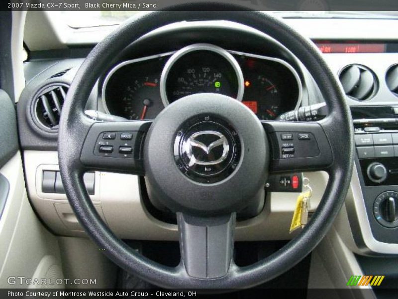 Black Cherry Mica / Sand 2007 Mazda CX-7 Sport