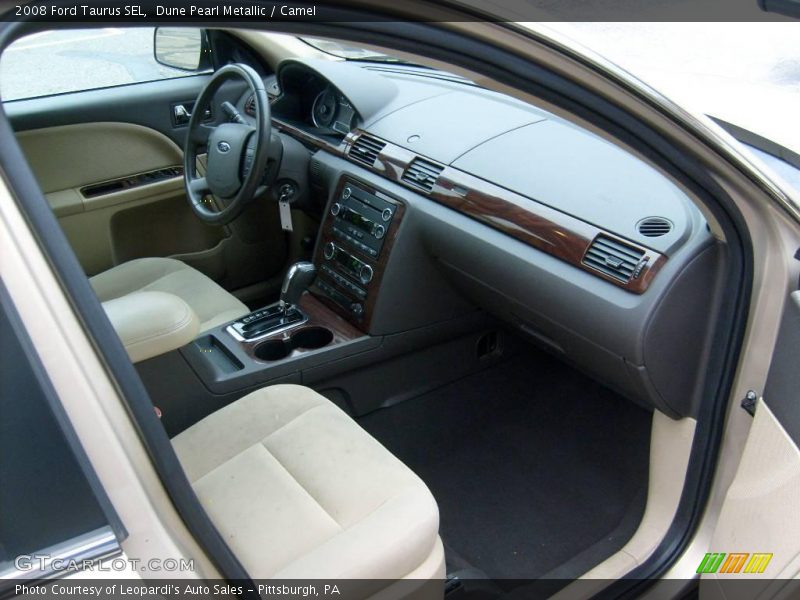Dune Pearl Metallic / Camel 2008 Ford Taurus SEL