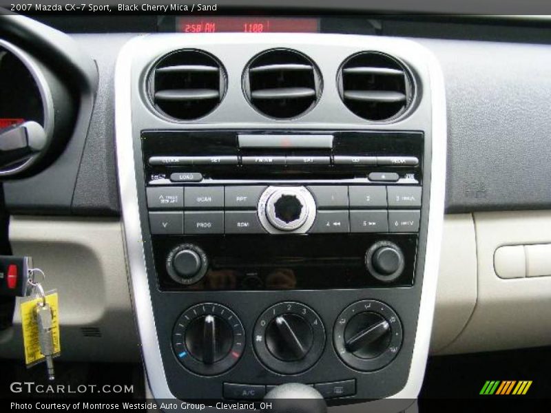 Black Cherry Mica / Sand 2007 Mazda CX-7 Sport