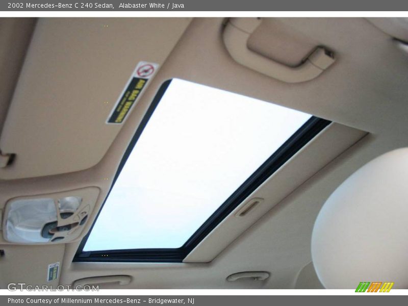 Alabaster White / Java 2002 Mercedes-Benz C 240 Sedan